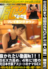 FC2アダルト 【素人個撮】【無修正】抜かれたい動画1!!SEX力高め、4年に1度の元日本代表アスリートのナマSEX